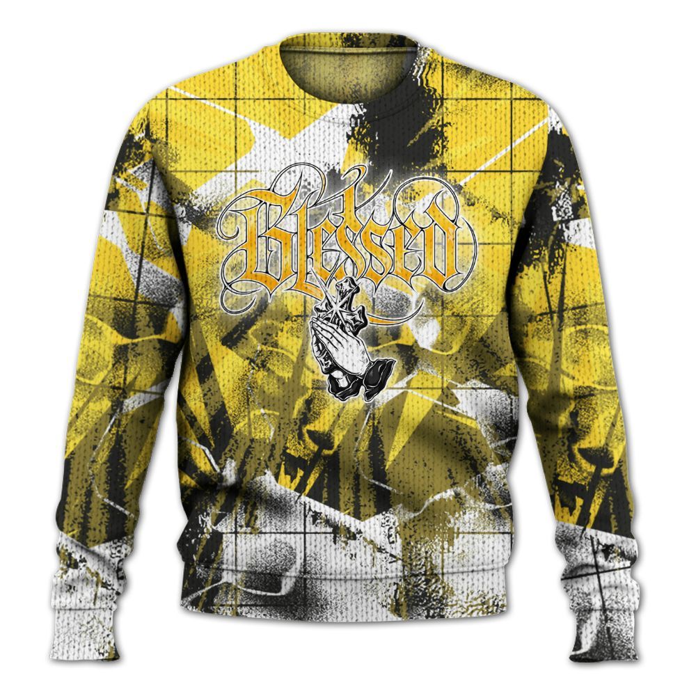 Sweater To Match Mid New Love 2025 1s - God Blessed Graphic