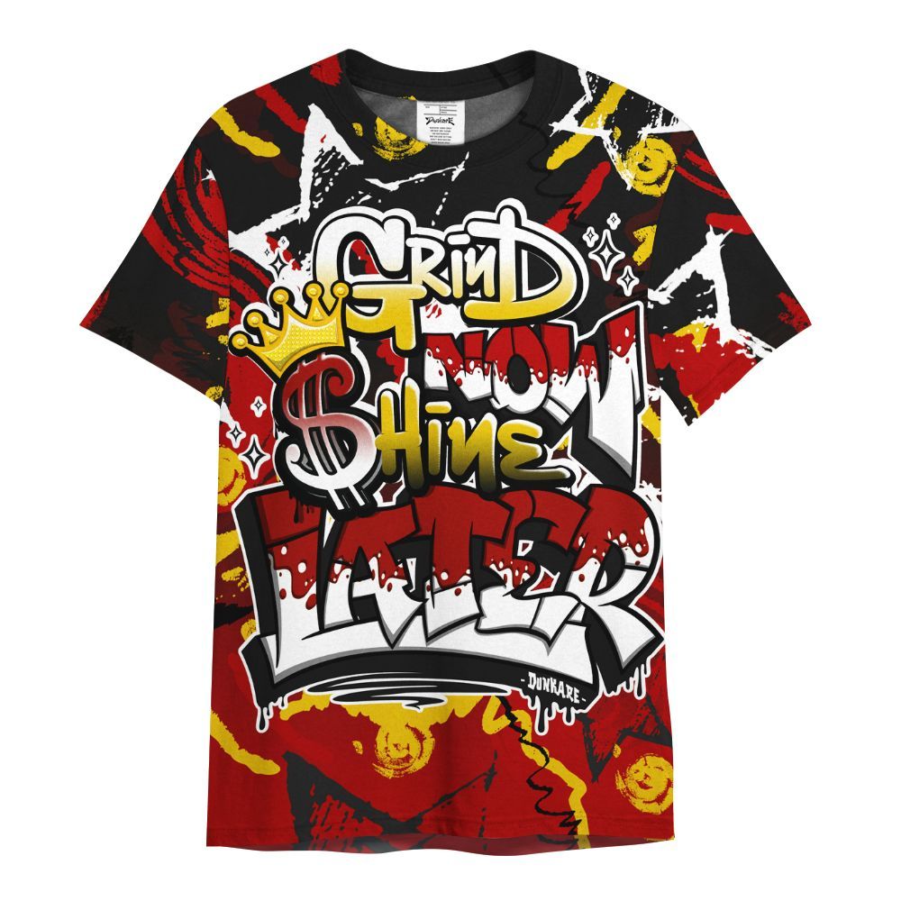Shirt To Match Low Lucky Cat 1s - Grind Shine Later Drip All Over Print
