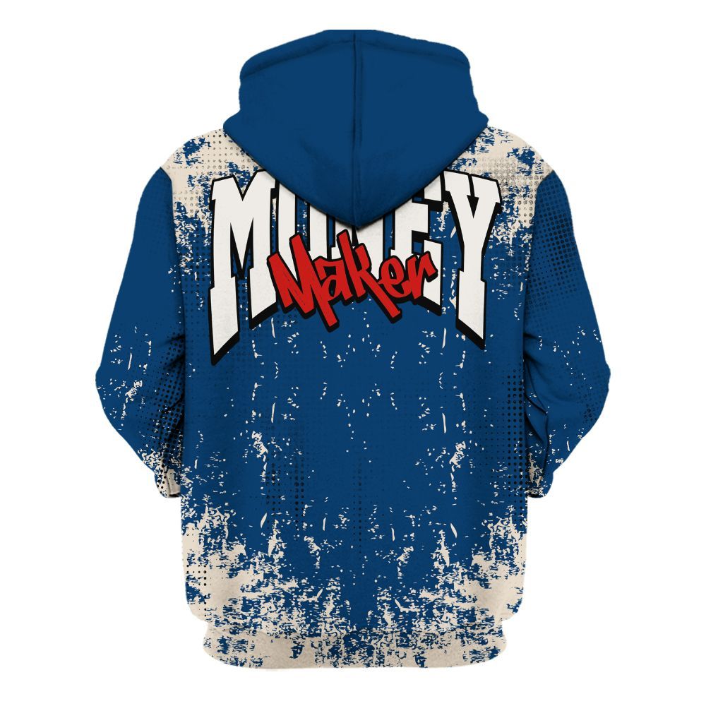 Hoodie To Match Retro Rare Air 11s - Move In Silence Money Street Retro All Over Print