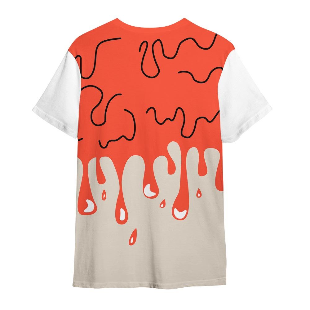 Dunkare Shirt Dripping 23 Drip, 3 Cosmic Clay T-Shirt, To Match Sneaker Georgia Peach 3s Graphic Tee HDT