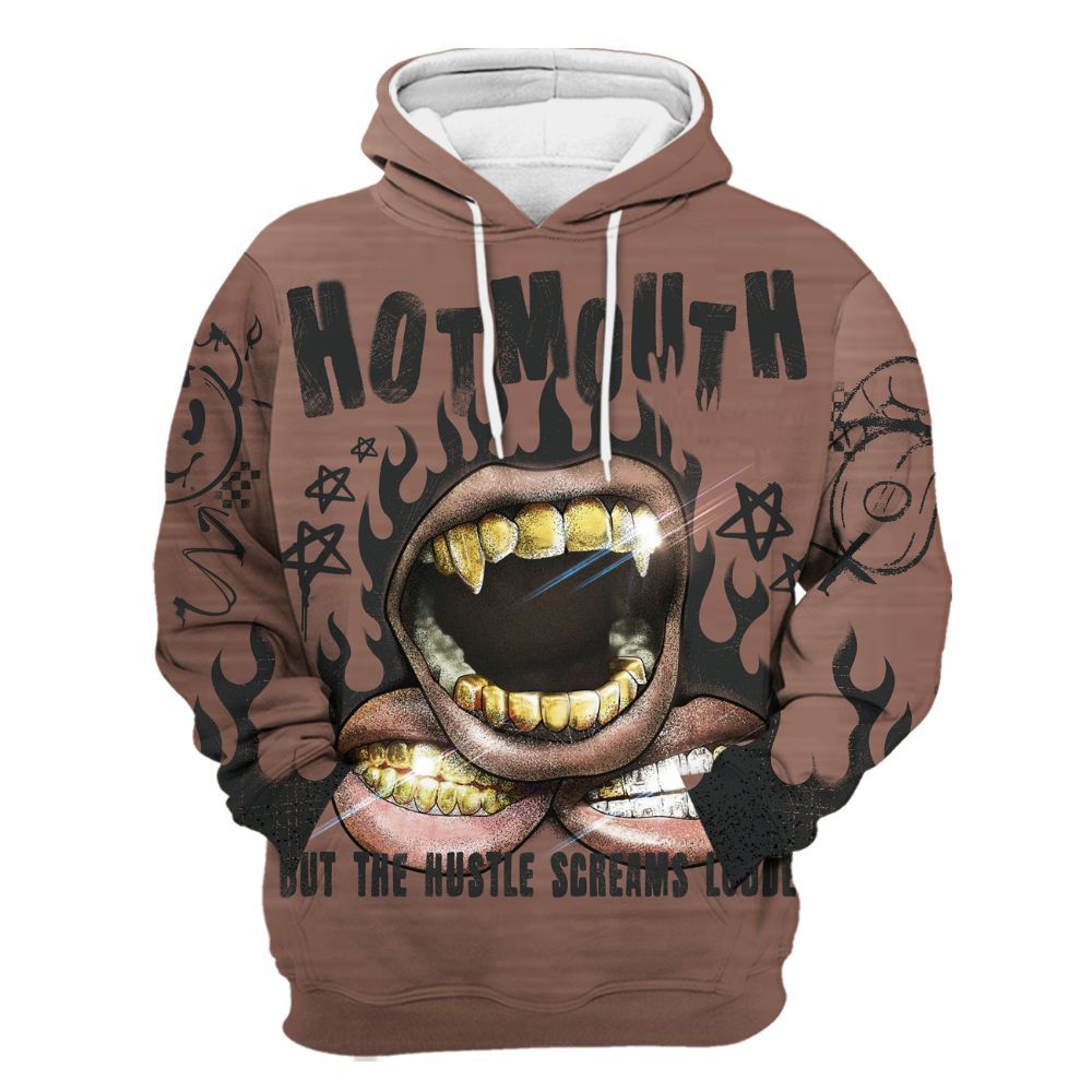 Hoodie To Match KD 4 Christmas - Mouth Burning Street Style All Over Print