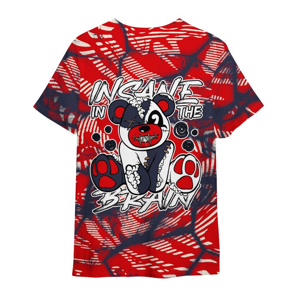 Shirt To Match Low OG Howard University 1s - Insanes Bear Fume All Over Print