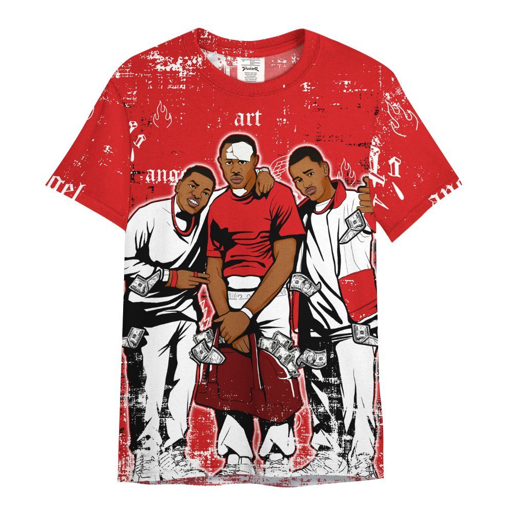 Shirt To Match Low Bred 11s - Paid In Full Money All Over Print