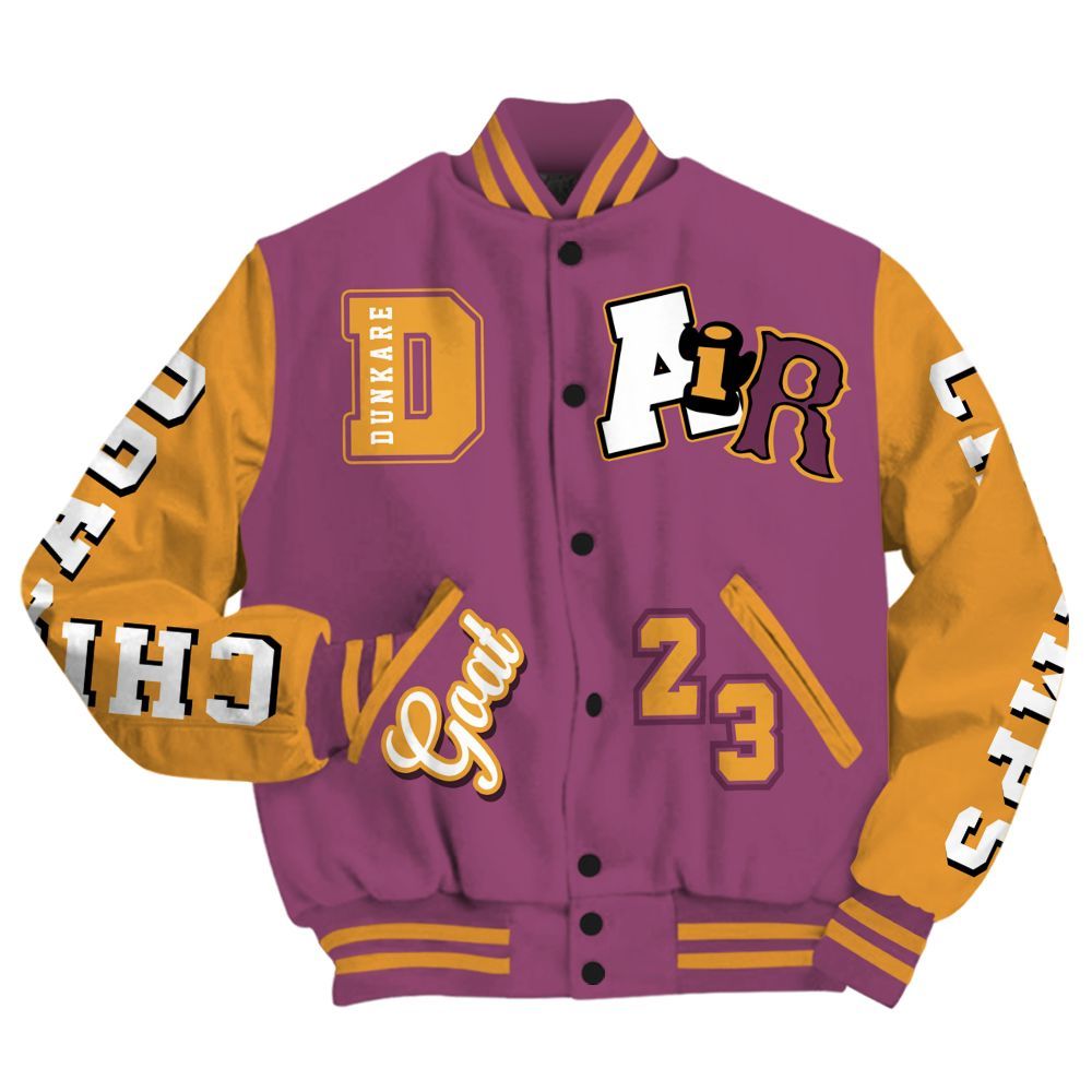 Varsity Jacket To Match High OG Brotherhood 1s - AIR Number 23 GOAT All Over Print