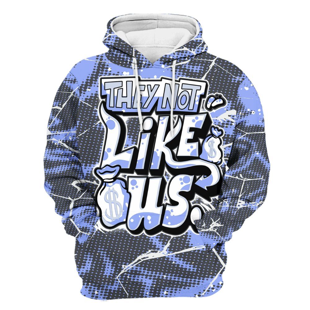 Hoodie To Match Retro Awake Racer Blue - Dislike Us Crack All Over Print
