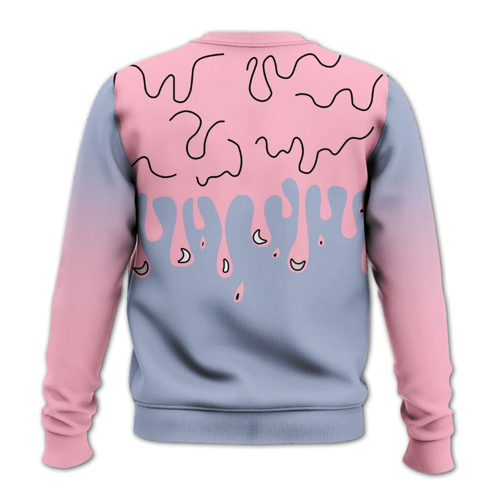 Sweatshirt To Match Retro 35th Anniversary 5s - Snake Trust No One Drip All Over Print