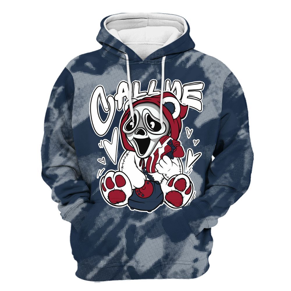 Hoodie To Match Retro Olympic 6s - Call Me Bear Abstract Halftone All Over Print