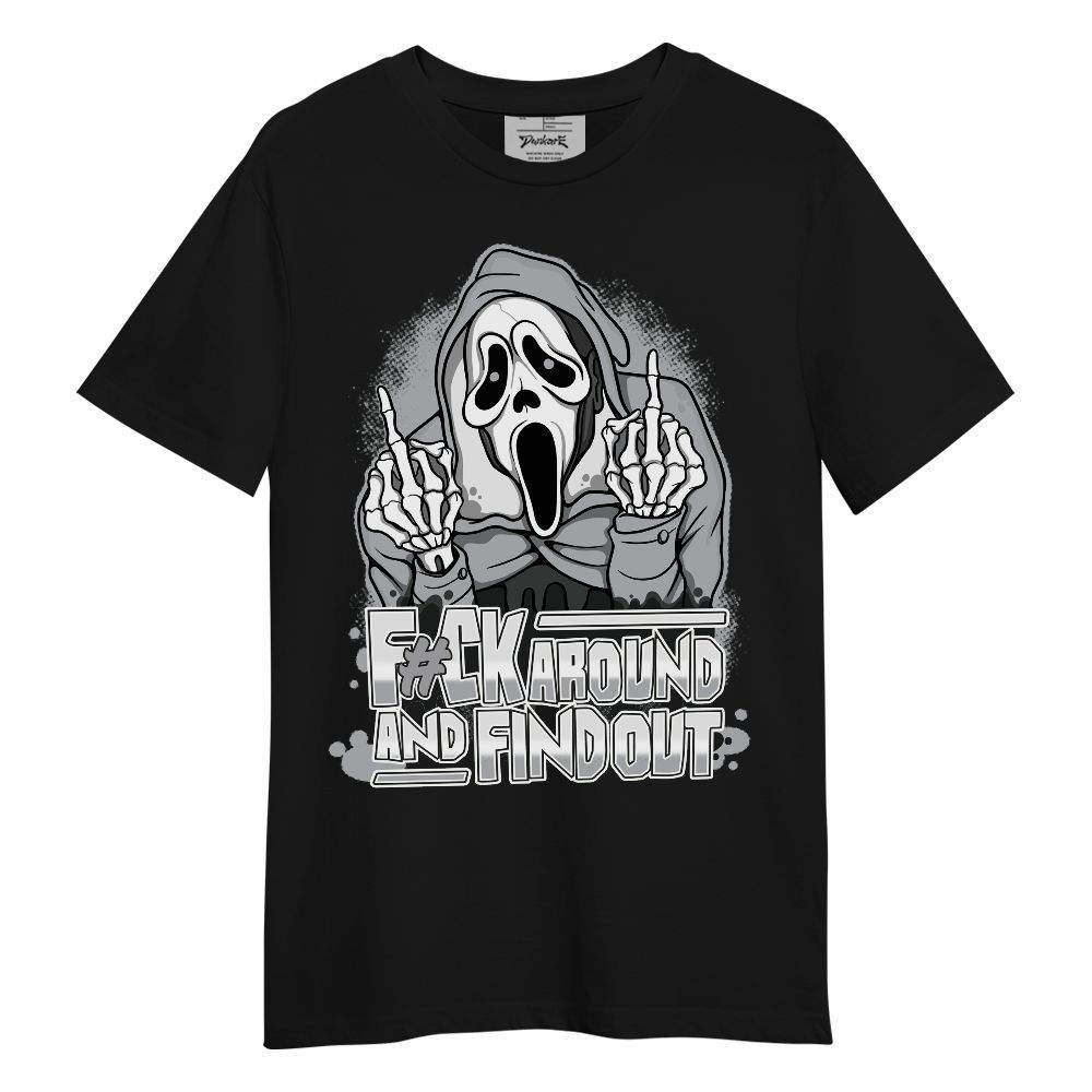 Shirt To Match Low OG Wolf Grey 1s - F#CK And Find Out Graphic Unisex Shirt