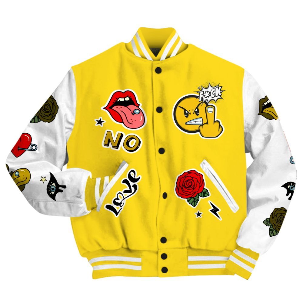 Varsity Jacket To Match Retro Thunder 4s - FK Around Find Out All Over Print