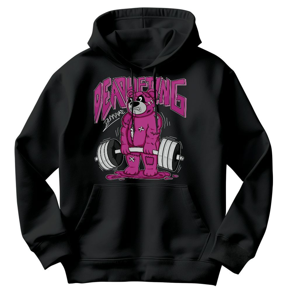 Sweatshirt To Match Dunk Low Active Fuchsia - Deadlifting Bear Graphic
