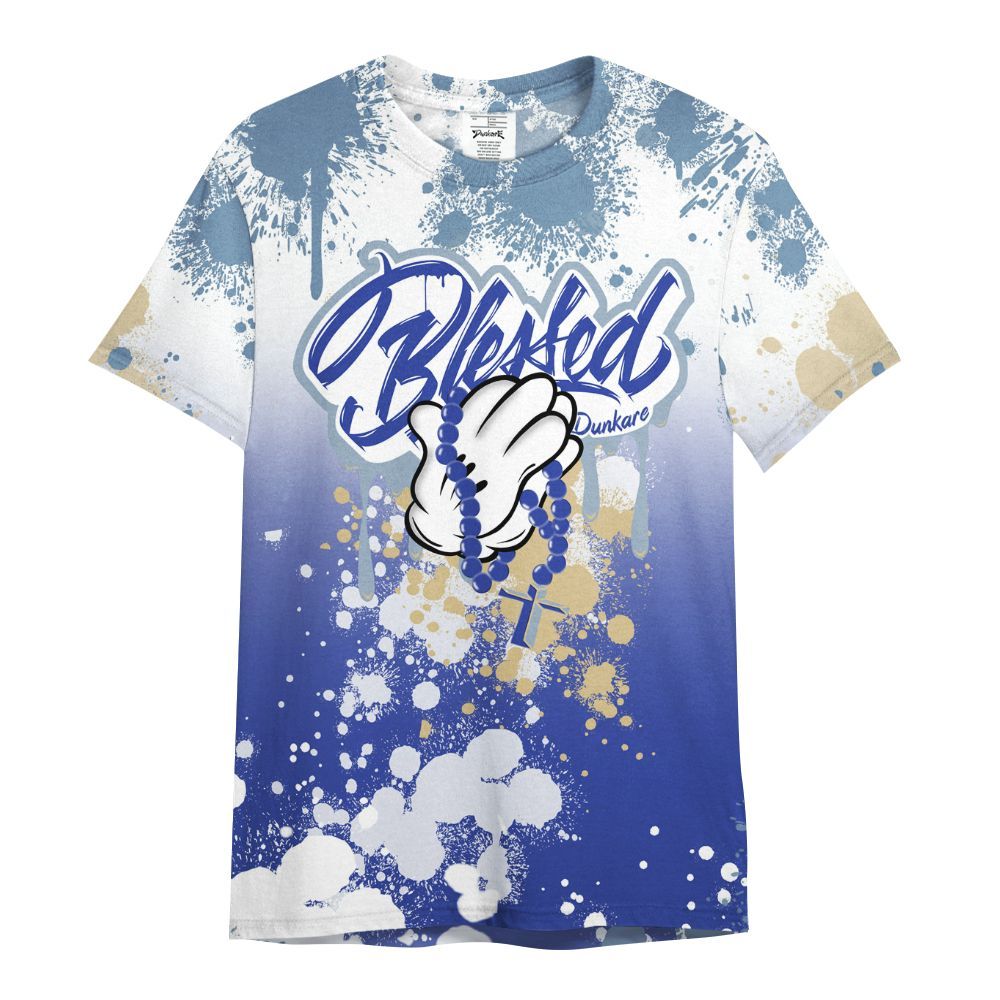 Shirt To Match Air 180 Concord - God Blessed Ink Drip All Over Print