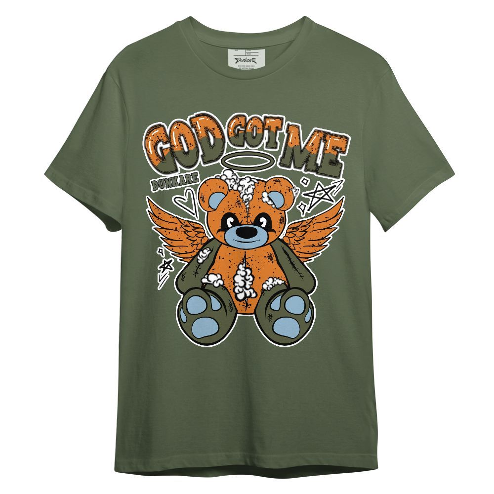 Shirt To Match Olive 5s - Gods Guides Me Bear Unisex Shirt
