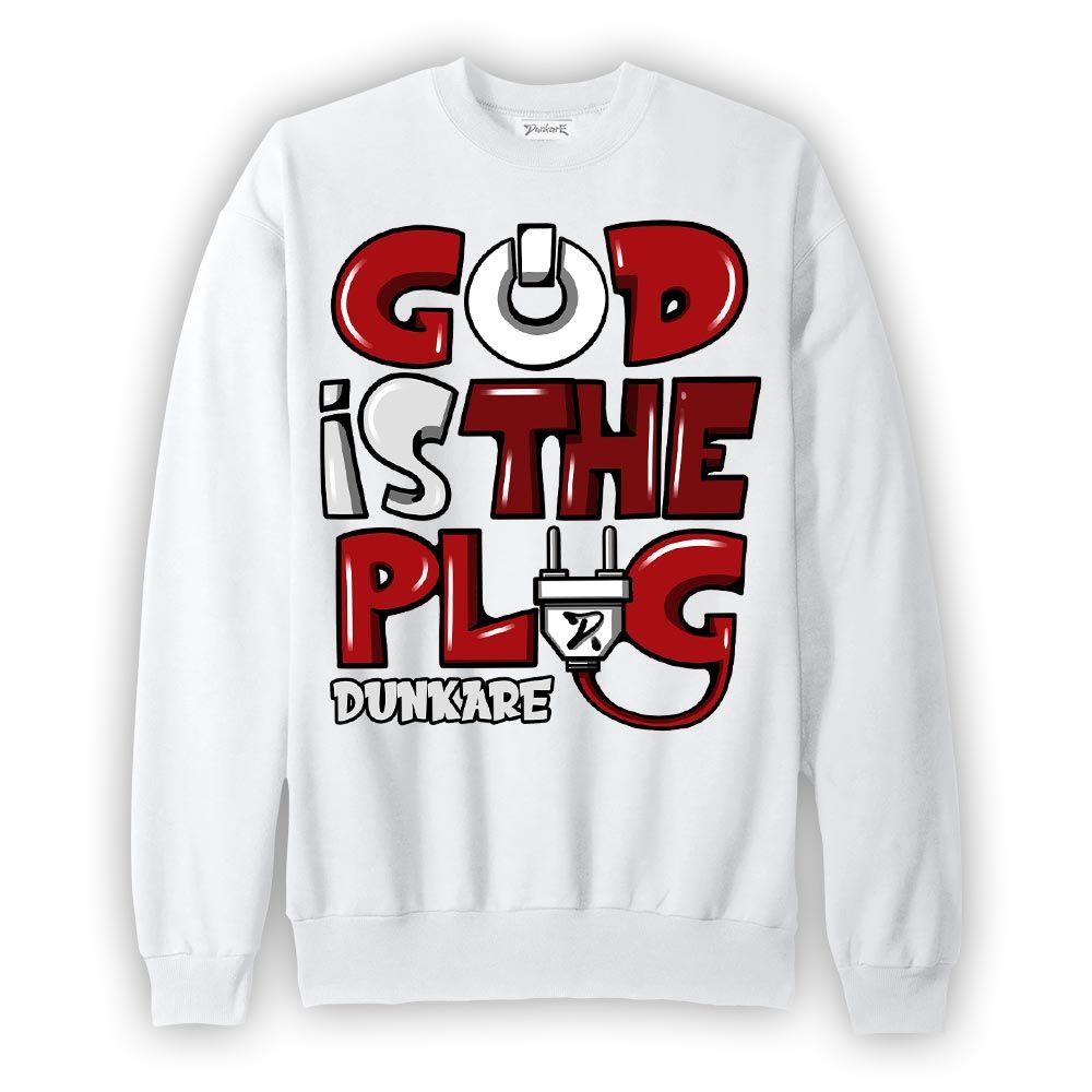 Sweatshirt To match Red Taxi 12s Sweatshirt - God Is The Power Cord Graffiti 2 Graphic