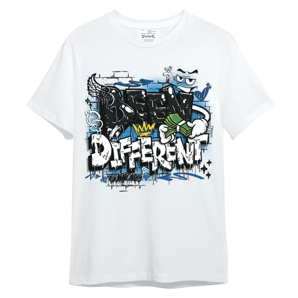 Shirt To Match High OG FragmentxULA White Black 1s - Been Dif2erent Drip Graffiti Graphic