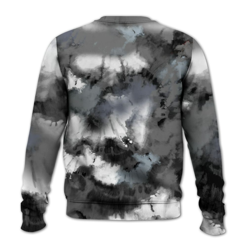 Sweatshirt To Match Cool Grey 6s - SNEAKER Girl Money Drip Tie Dye All Over Print