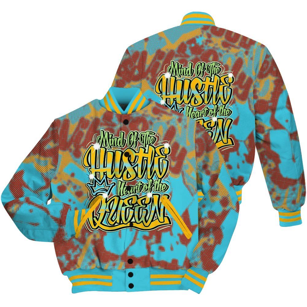 Varsity Jacket To Match SB Dunk Di'Orr Greenwood Shirt - Hustles Heart Queens Street All Over Print