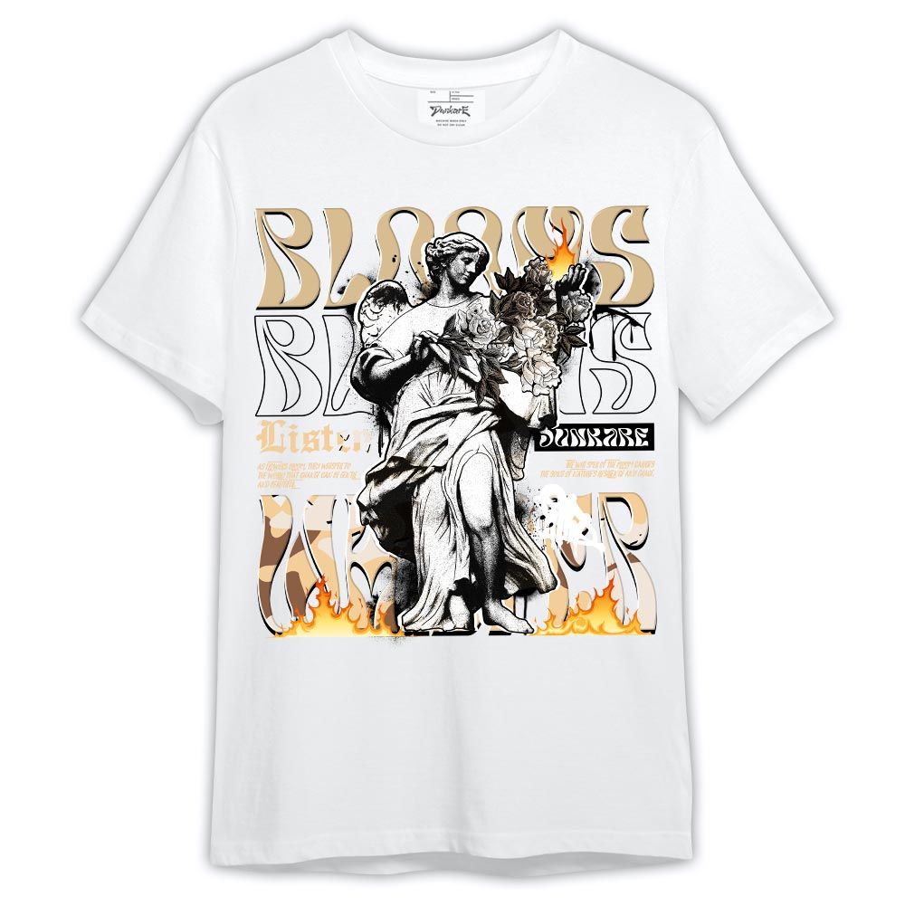 Shirt To Match Desert Camo 3s - Blooms Whisper Shirt Outfit