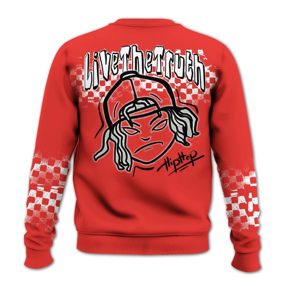 Sweatshirt To Match Vomero 5 Bright Crimson - Feel Life Street Style All Over Print