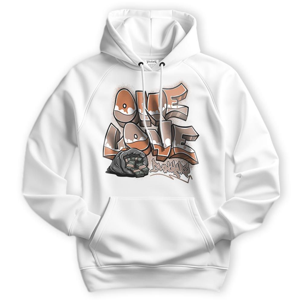 Sweatshirt To Match OG Latte 1s Hoodie - One Love Graffiti Hoodie Unisex
