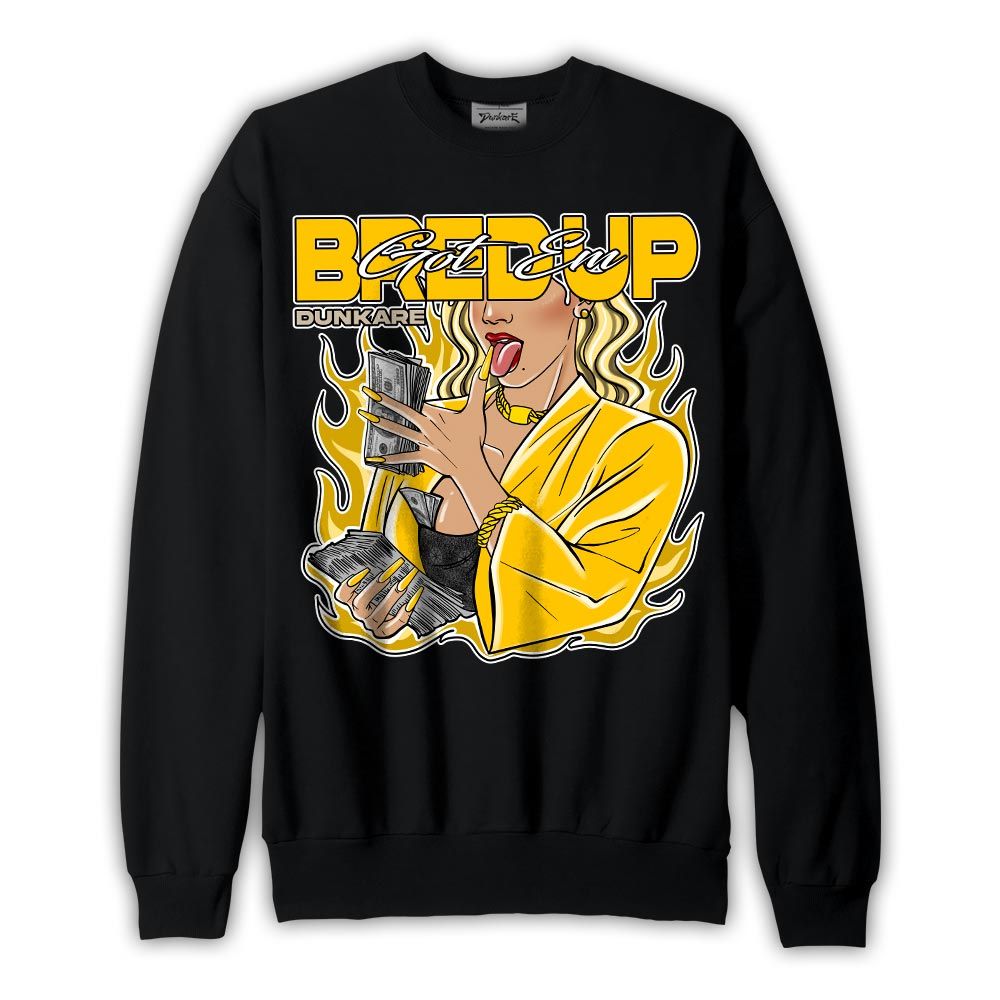 Sweatshirt To match Vivid Sulfur 4s Sweatshirt - Bred'up Unique Graphic