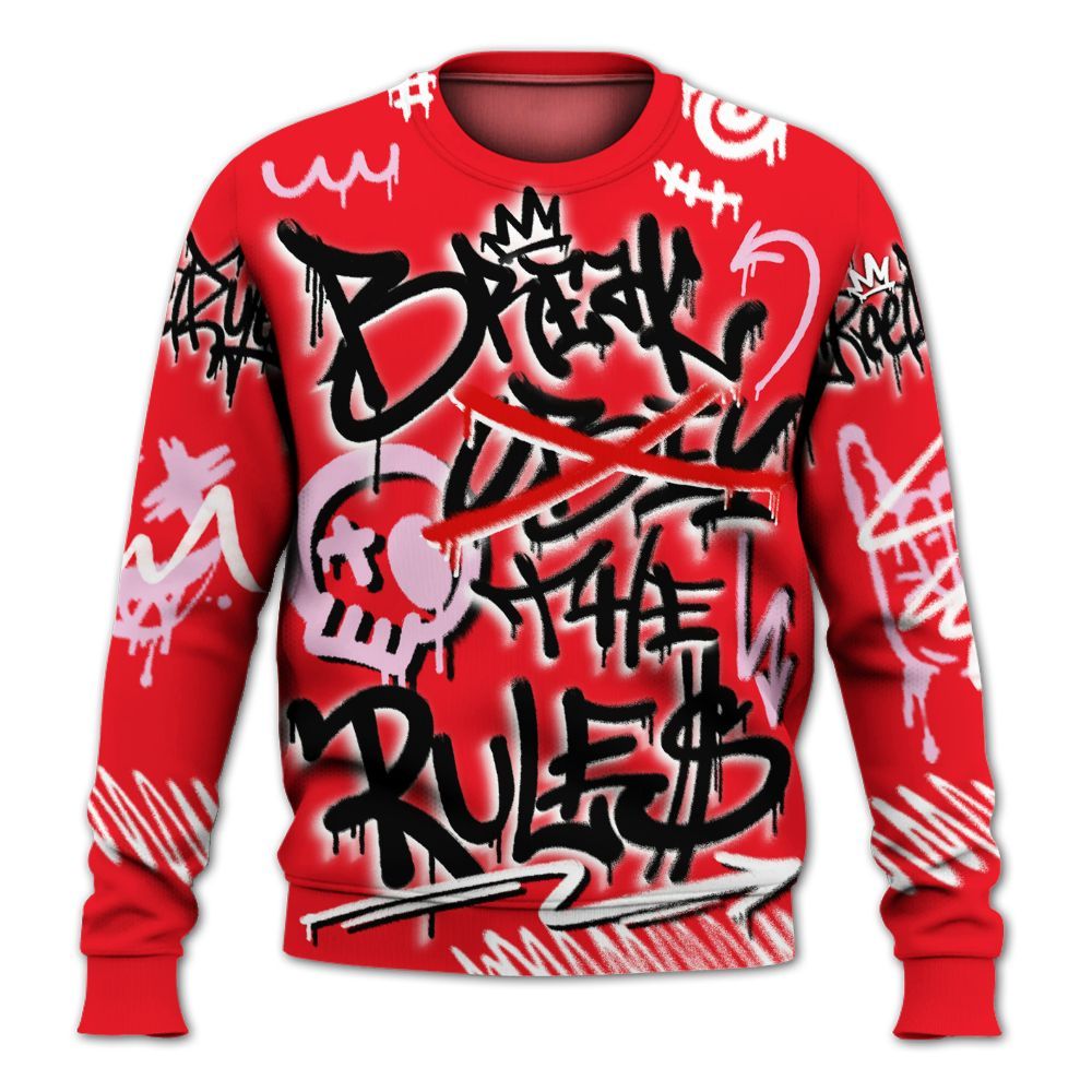 Sweatshirt To Match Zoom Vomero 5 Valentine's Day 2025 - Break Rules Streetwear All Over Print