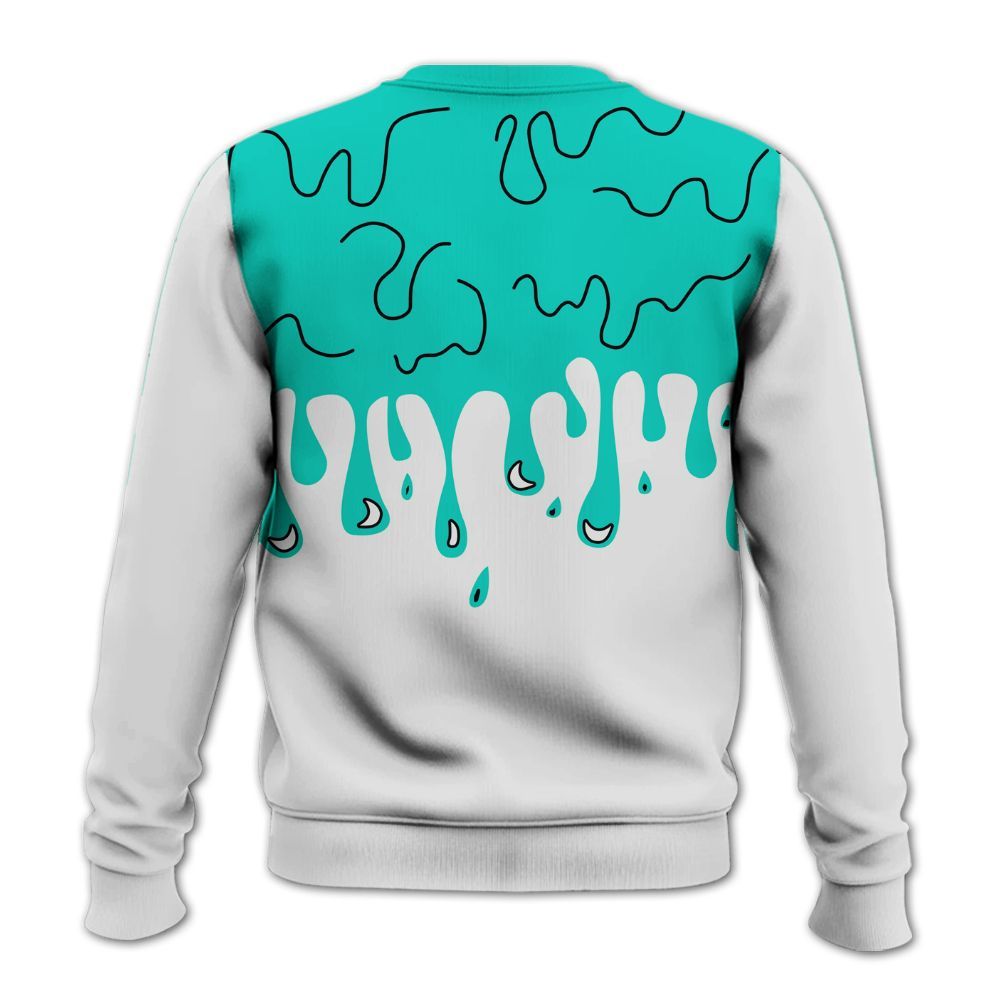 Sweatshirt To Match Dunk Low Clear Jade - Snake Trust No One Drip All Over Print