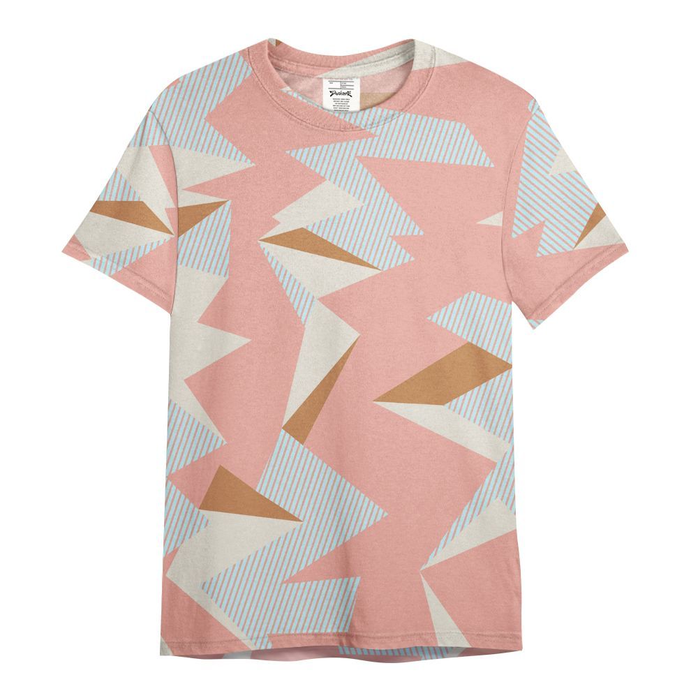 Shirt To Match Dunk Low Glacier Arctic - Geometric Camouflage Pattern All Over Print