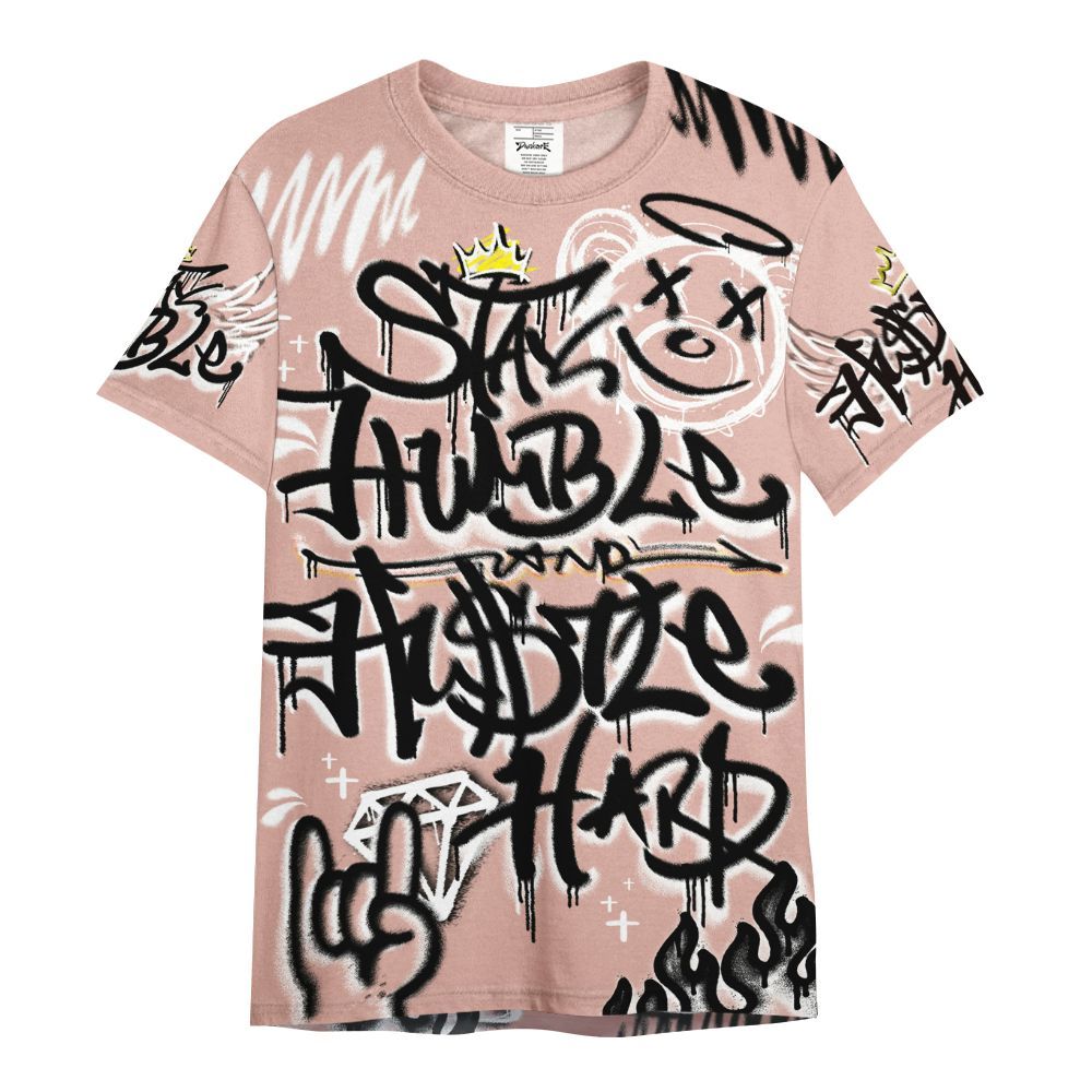 Shirt To Match Dunk Low Pink Velvet - Humble Drip Streetwear Graffity All Over Print