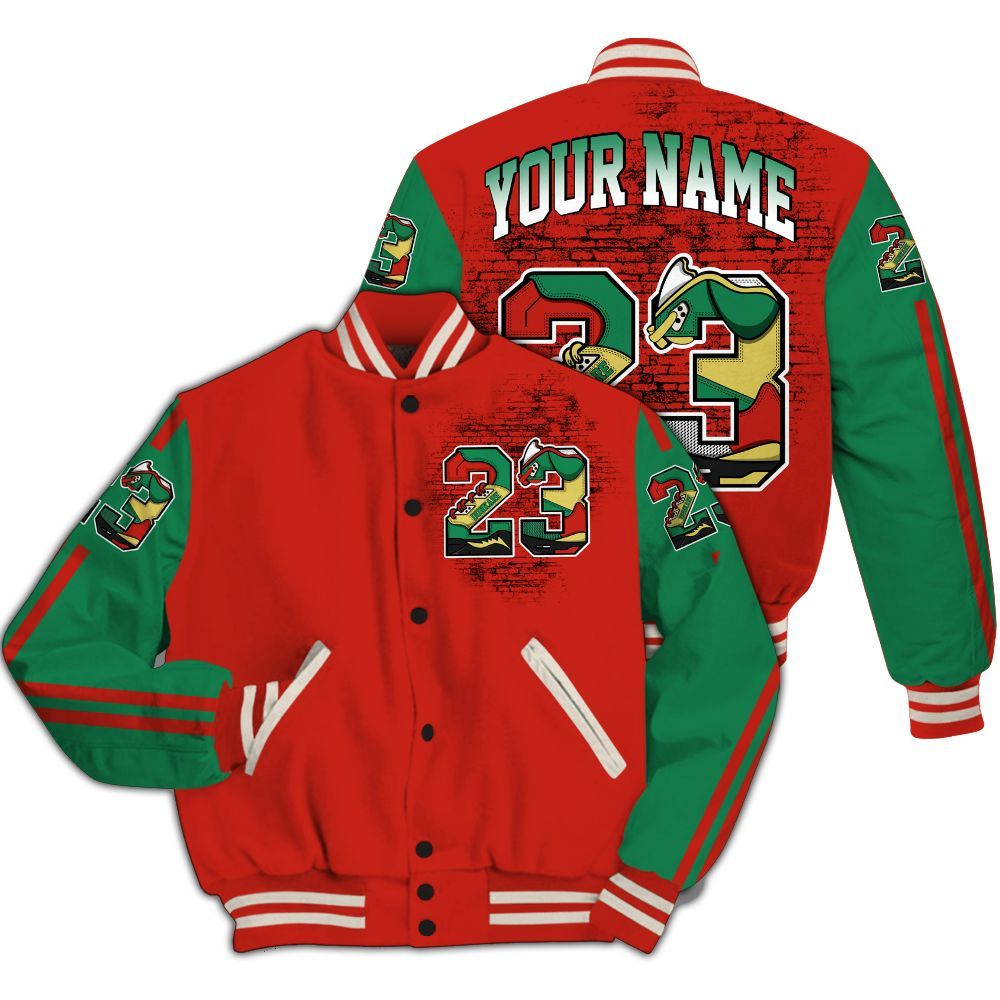 Varsity Jacket To Match Retro El Vuelo 3s - Custom Name Number 23 5s All Over Print