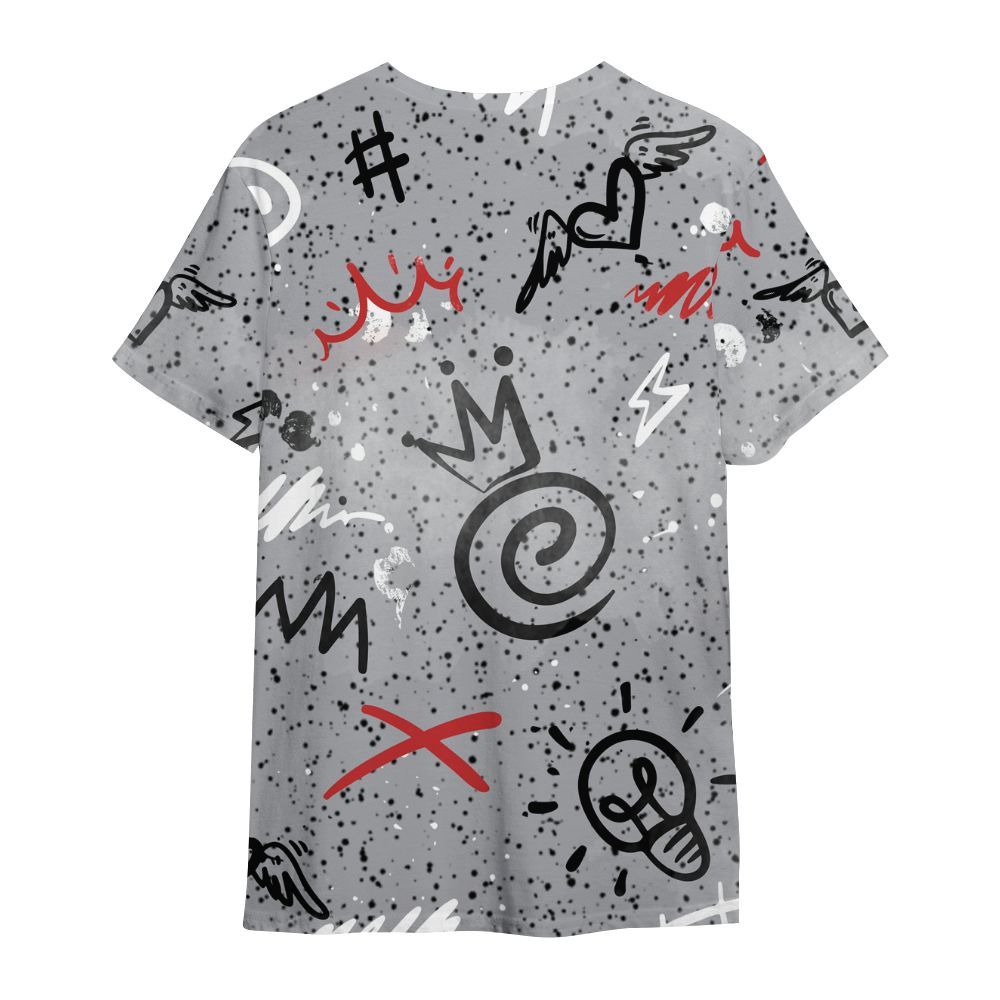 Shirt To Match White Cement 4s - Drip Been Di2ferent All Over Print