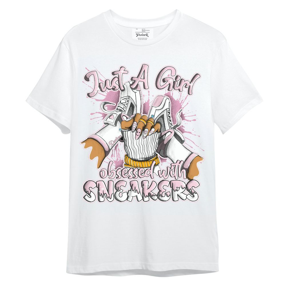 Shirt To Match Orchid 4s - Just A Girl Sneakers Unisex Shirt