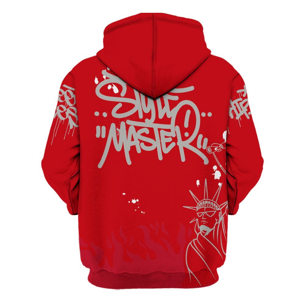 Hoodie To Match Air Griffey Max Gray Reds 1s - Graphic Fck Around Find Out All Over Print