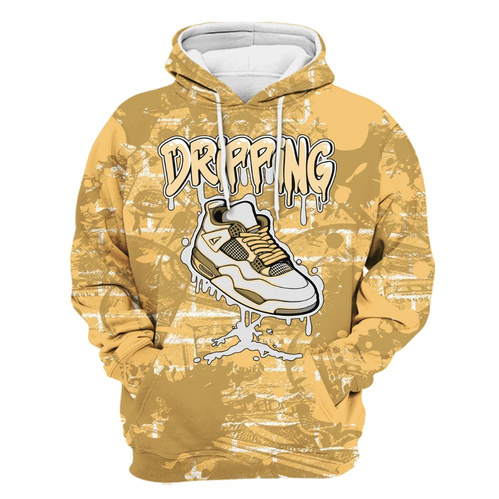Hoodie To Match Craft Paris 6s - Dripping Shoe 4S Graphic Street Art All Over Print