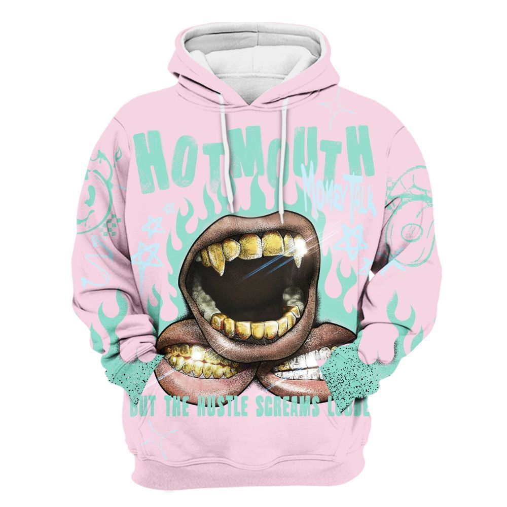 Hoodie To Match Retro Easter 5s - Mouth Burning Street Style All Over Print
