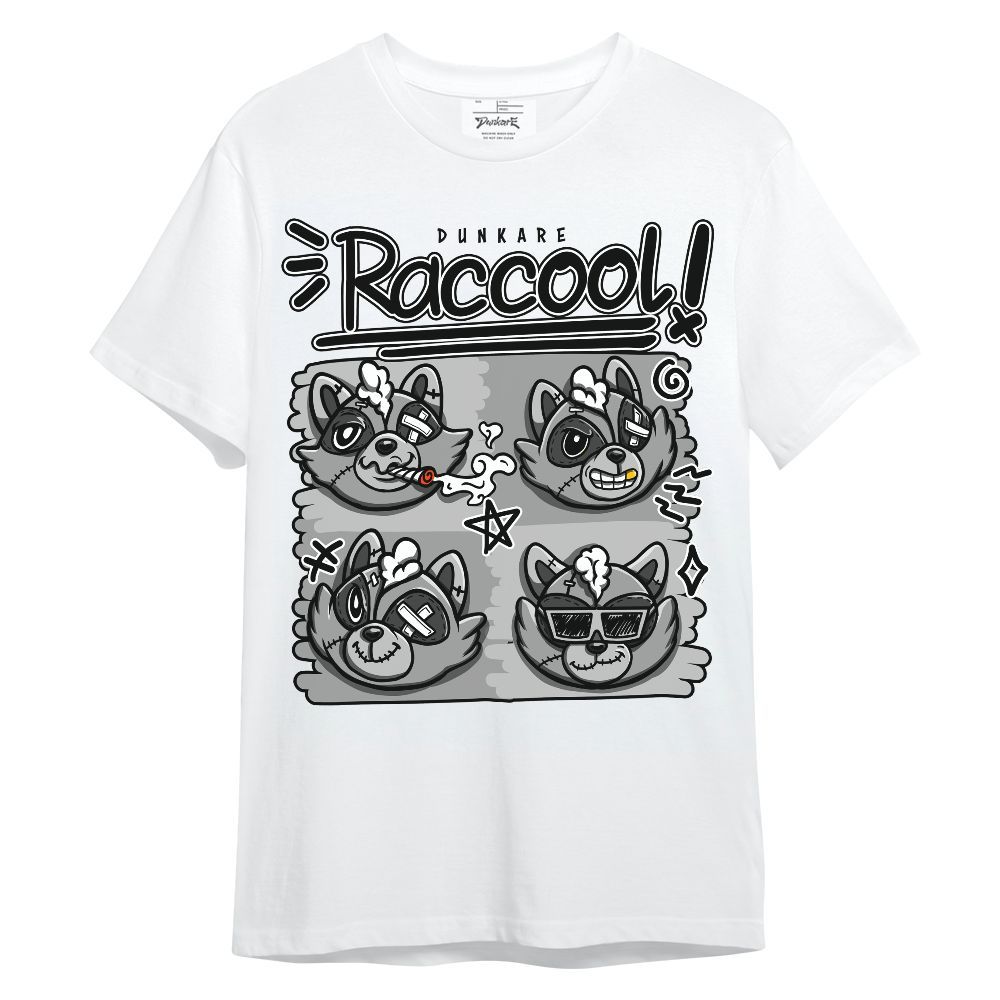Shirt To Match Black Wolf Grey 12s - Raccool Raccoon Shirt Unisex Outfit Unisex Shirt