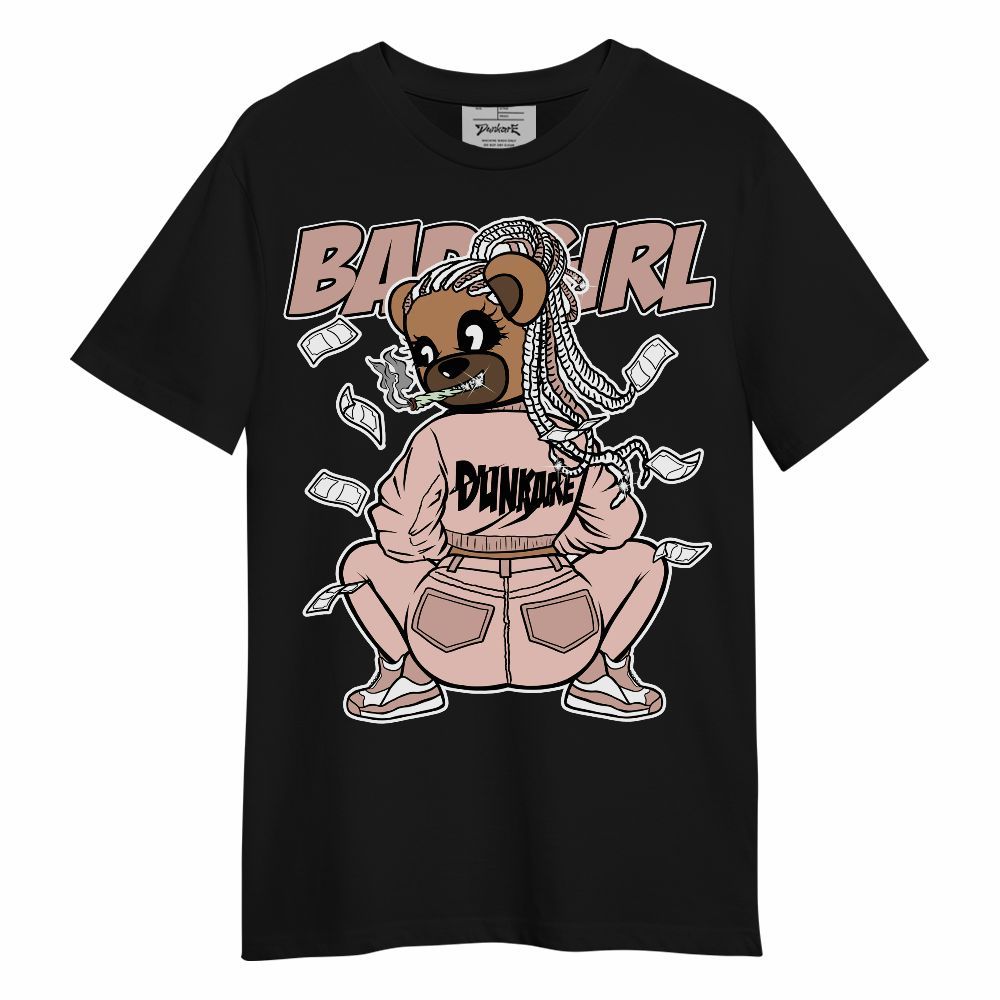 Shirt To Match Low Legend Pink 11s - Rebellious Girl Bear Unisex Shirt