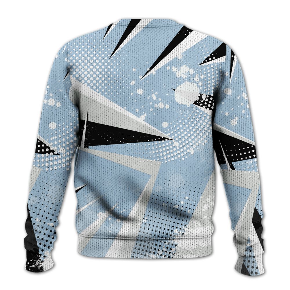 Knitted Sweater To Match Forget Me Not 4s - Poly Trust No One Dripping