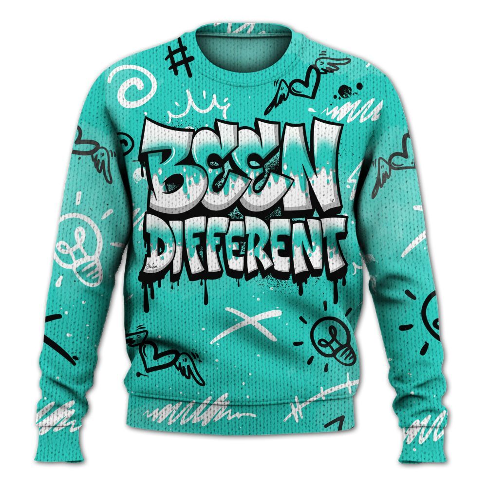 Knitted Sweater To Match Dunk Low Clear Jade - Drip Been Di2ferent