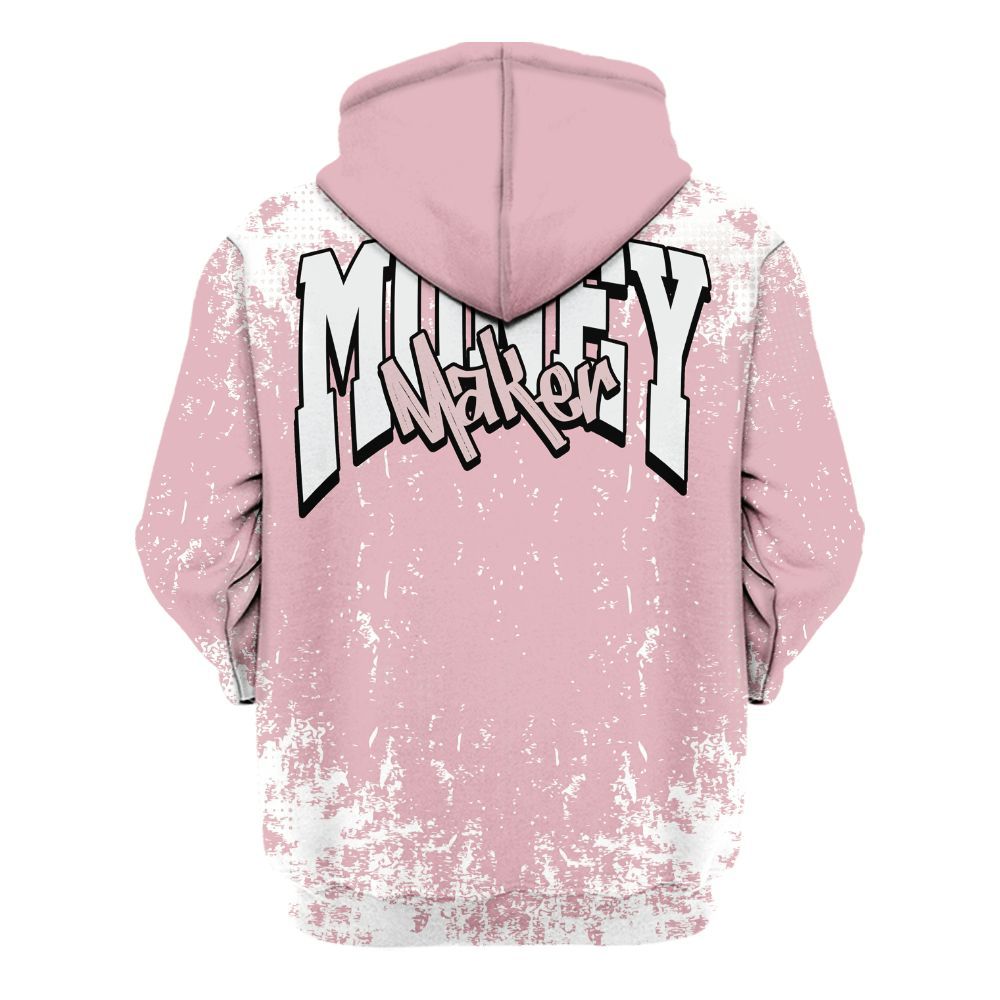 Hoodie To Match Air Max DN Pink Foam - Move In Silence Money Street Retro All Over Print