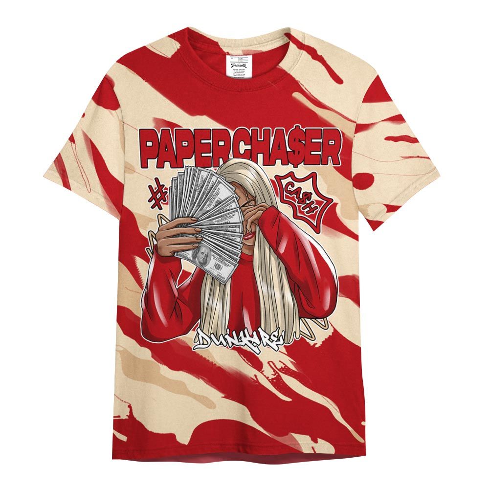 Shirt To Match Dunk Low Strawberry Waffle - PaperChase Unique Colored Graphic Shirt Unisex