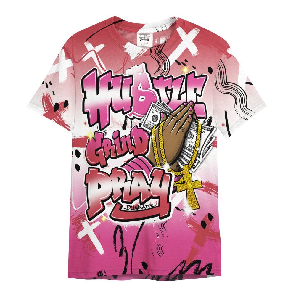 Shirt To Match KD 4 Aunt Pearl - Money Hustle Grind Pray All Over Print