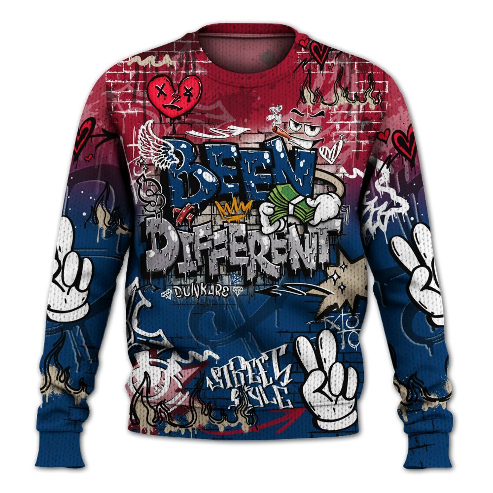 Sweater To Match Rare Air 4s - Been Dif2erent Drip Graffiti Graphic