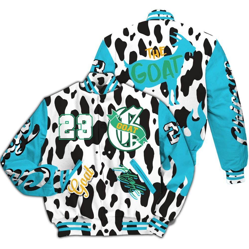 Varsity Jacket To Match Dunk Chunky Dunky - The G.O.A.T Flight Streetwear All Over Print