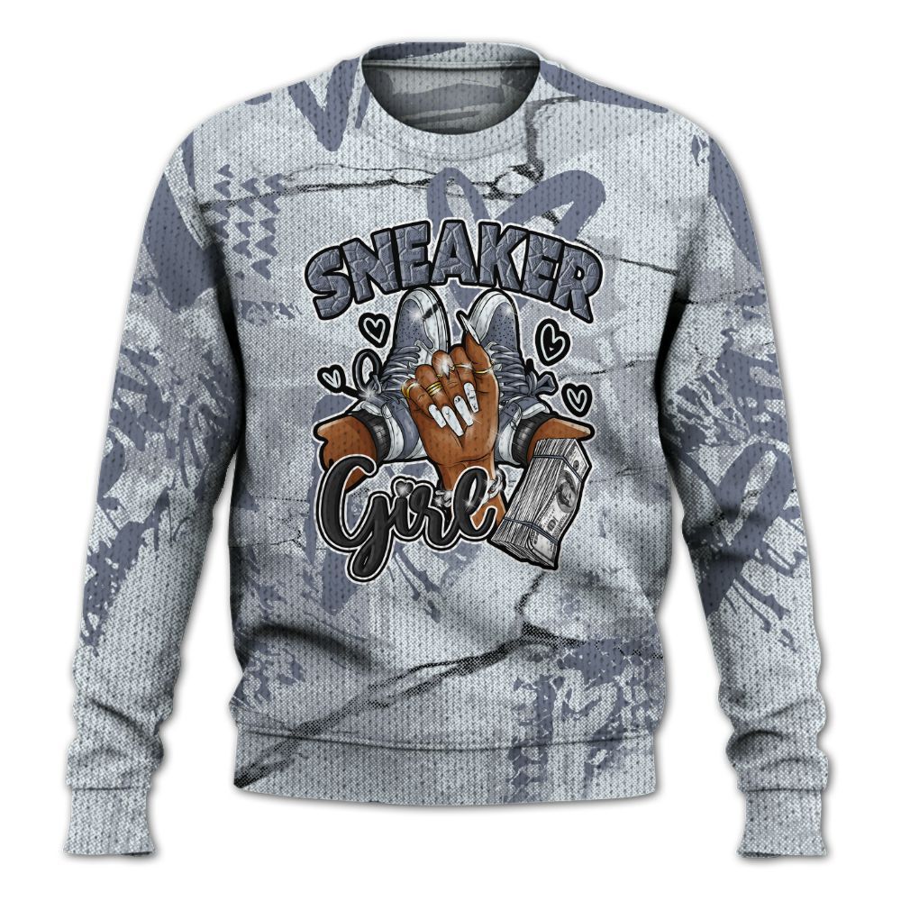 Knitted Sweater To Match Air Foamposite Jin Kazama - Sneakerz Girlz Heart Grunge