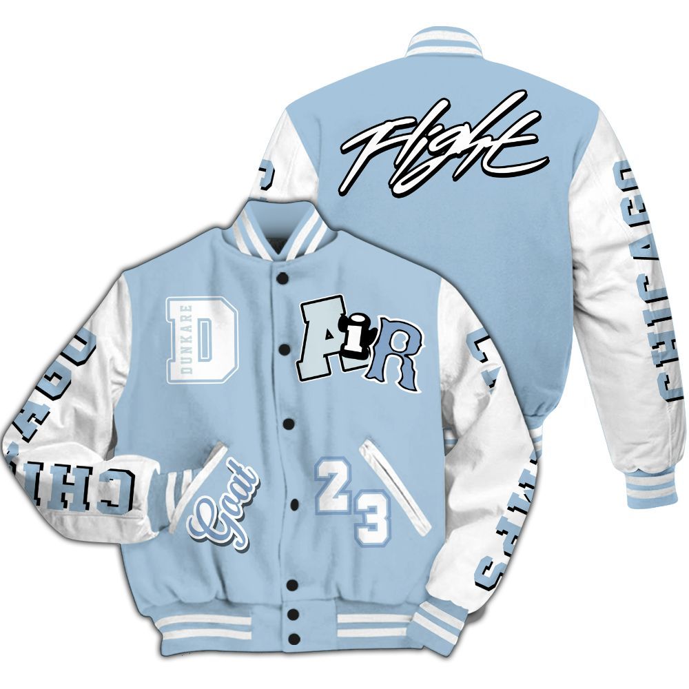 Varsity Jacket To Match Forget Me Not 4s - AIR Number 23 GOAT All Over Print