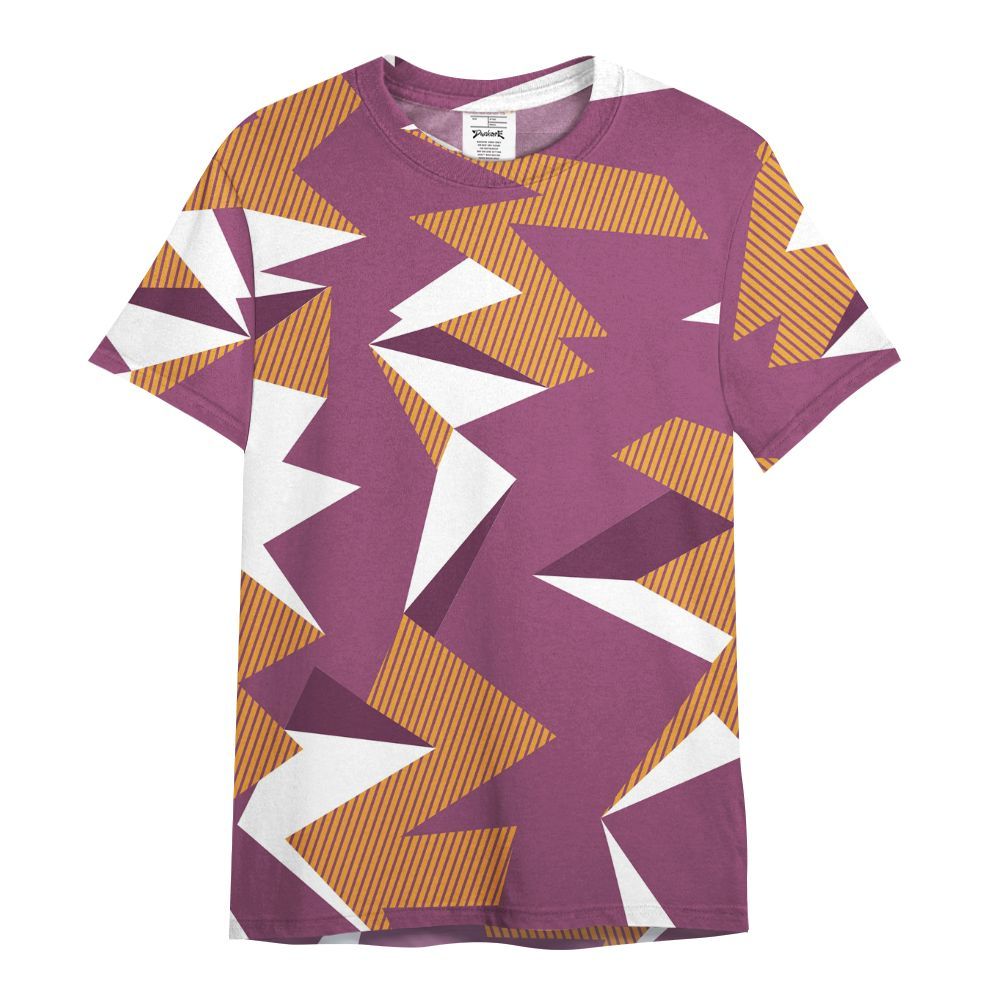 Shirt To Match High OG Brotherhood 1s - Geometric Camouflage Pattern All Over Print