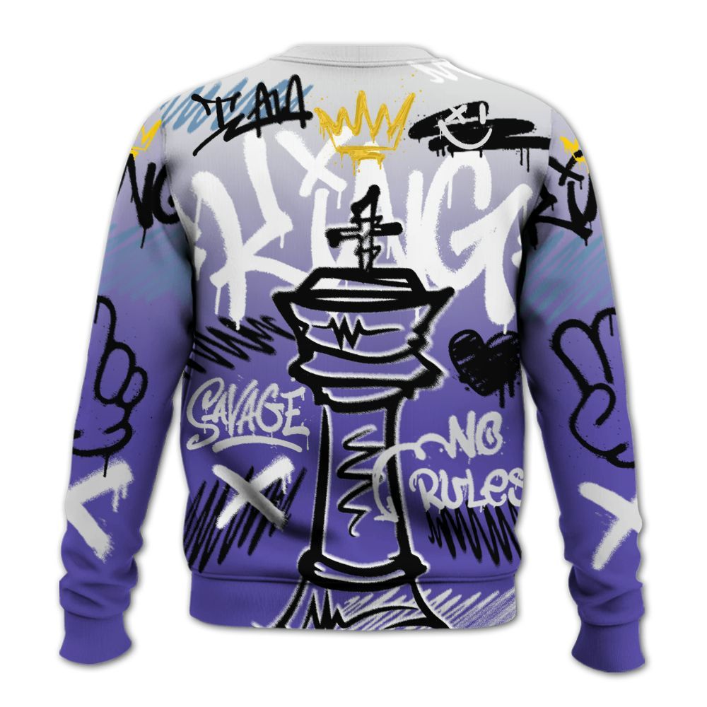 Sweatshirt To Match Retro Concord 5s - Street King Chess Streetwear All Over Print