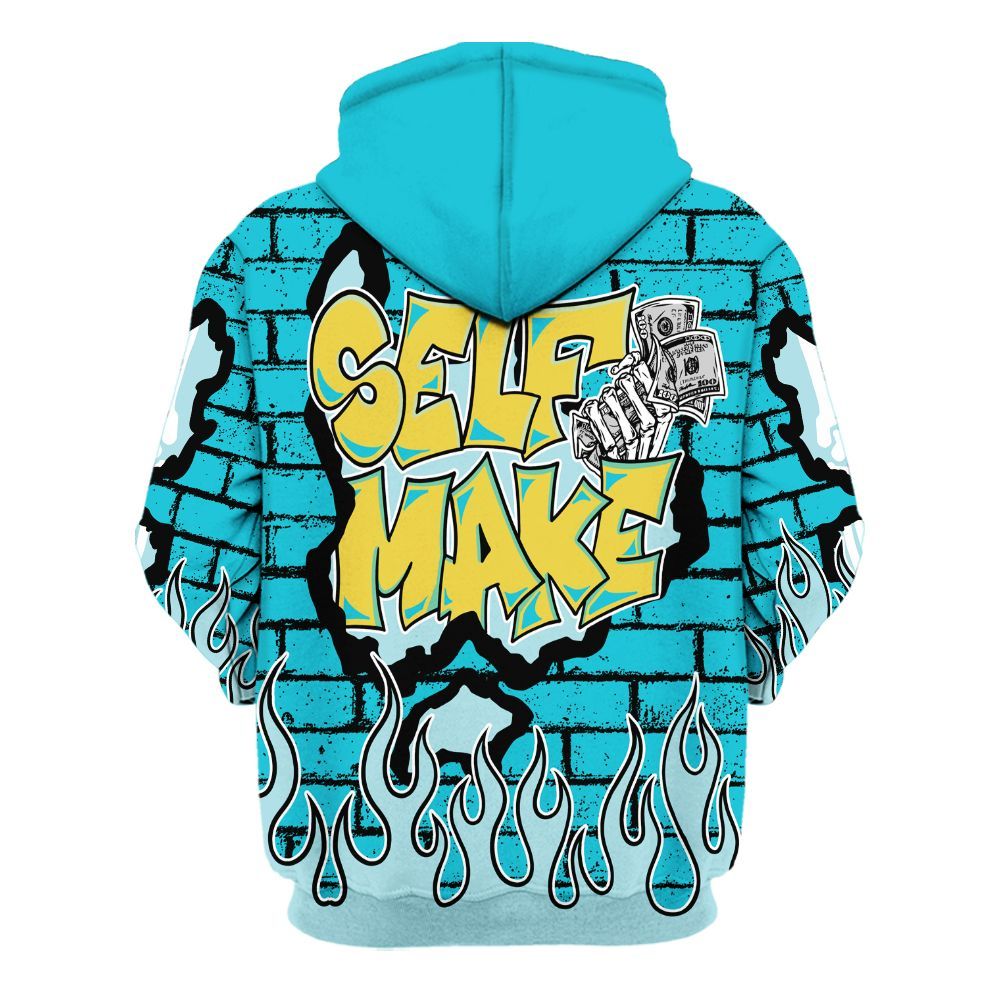 Hoodie To Match Dunk Low KD 17 N7 - Self Make Skeleton Crashed All Over Print