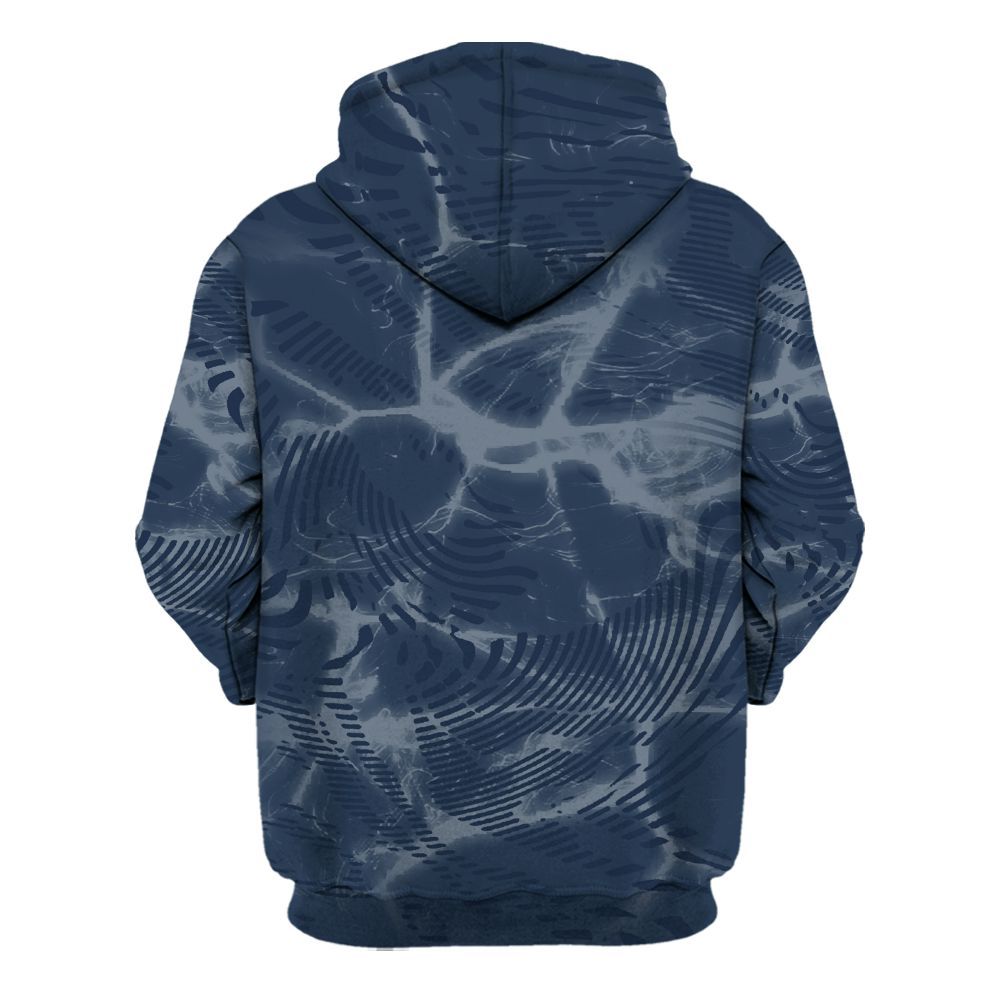 Hoodie To Match White Midnight Navy 6s - Havok Bear All Over Print