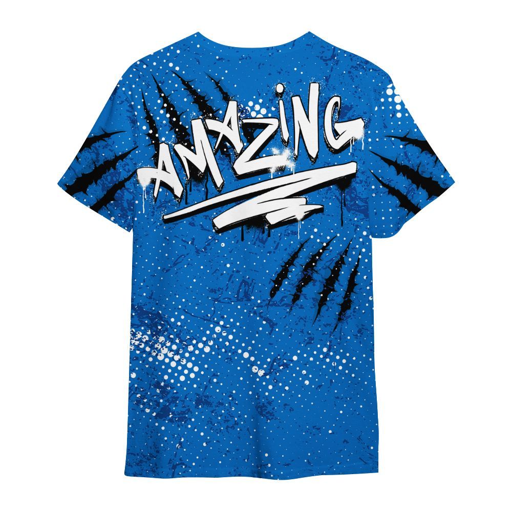 Shirt To Match Blueberry 12s - God Blessed All Over Print